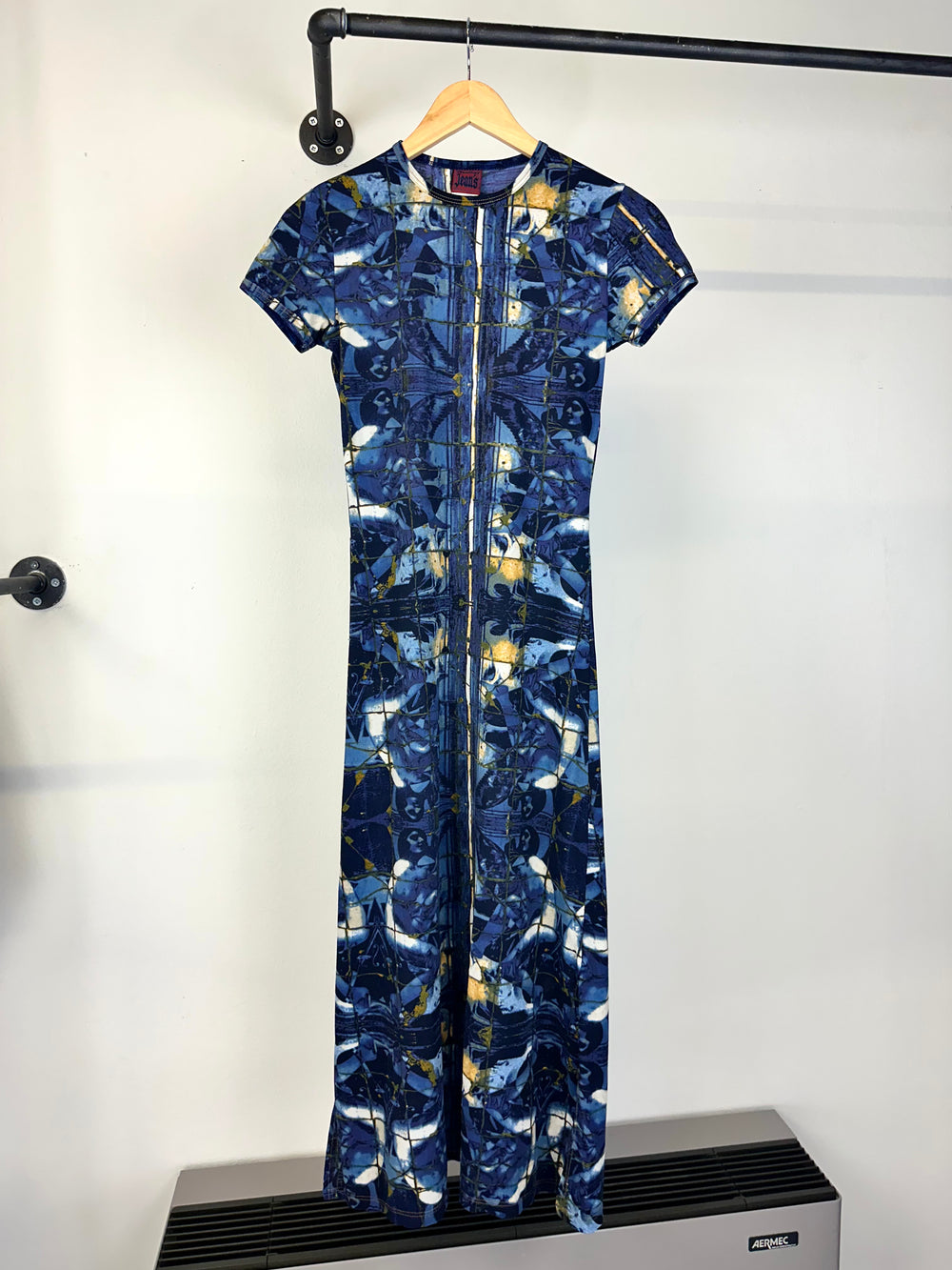 2000s Jean Paul Gaultier mosaic long dress