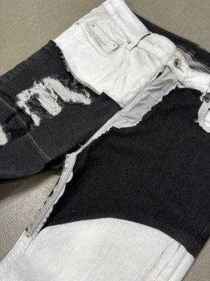 S/S2020 Rick Owens Tyrone painted sample jeans