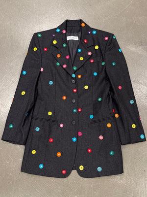 A/W1992 Dolce & Gabbana documented runway mirrors blazer