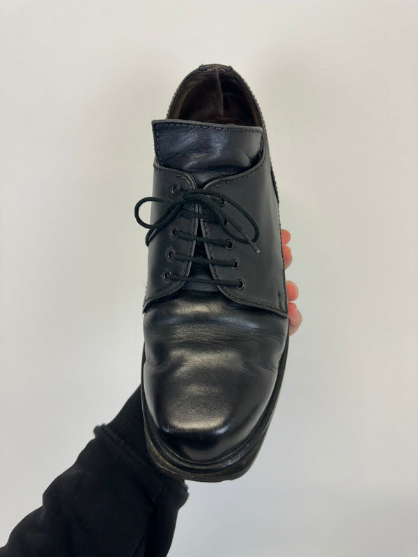 1996 Dirk Bikkembergs square toe vintage derby leather boots