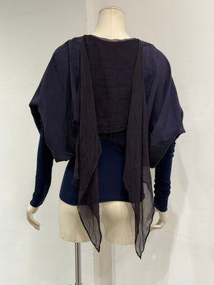 Early 1990s Dolce & Gabbana draped silk top