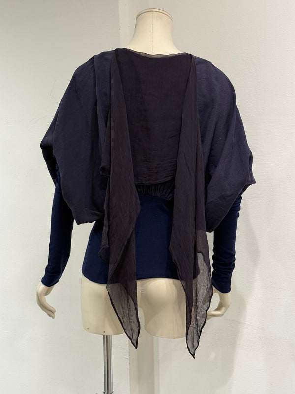 Early 1990s Dolce & Gabbana draped silk top