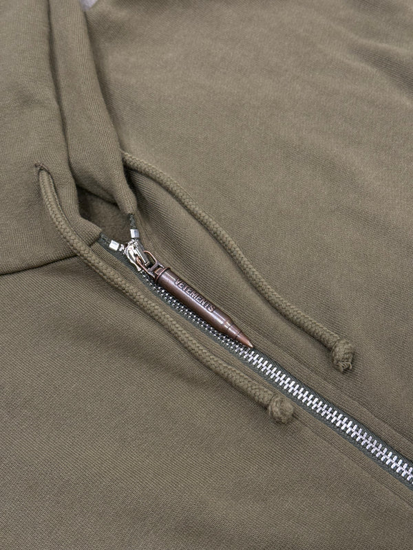 S/S 2019 Vetements bullet zip cut-out hoodie
