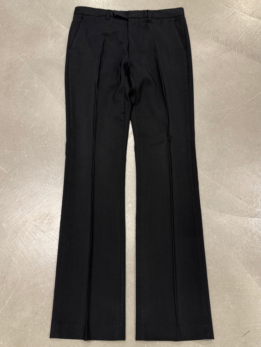 2010s Raf Simons wool flared trousers