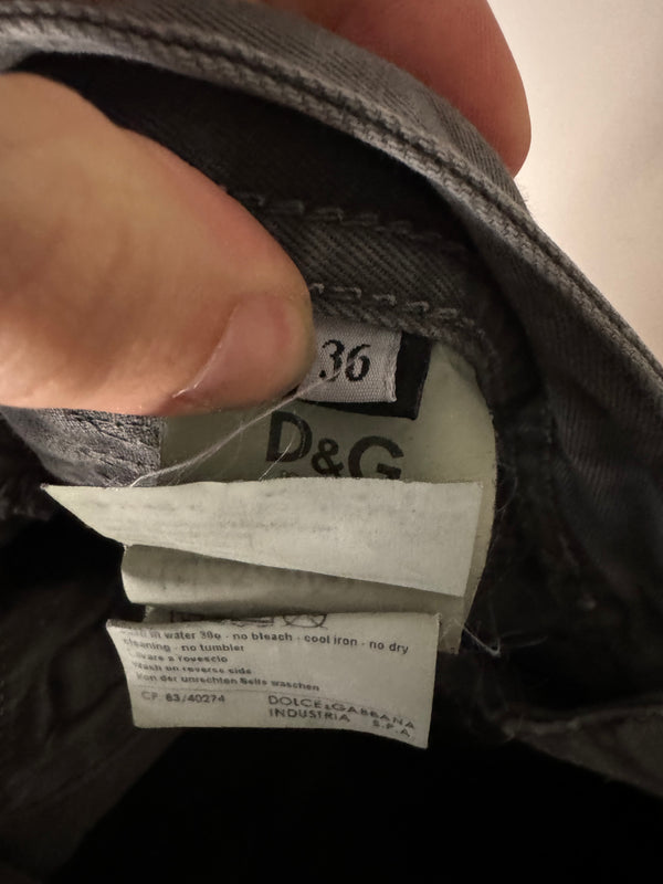 2000s Dolce & Gabbana patchwork jeans