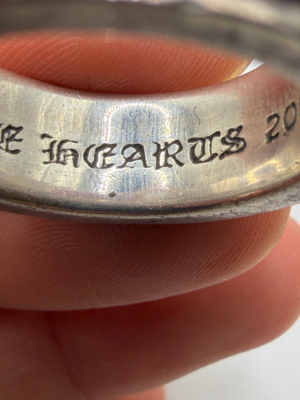 Chrome Hearts double narrow vine band ring