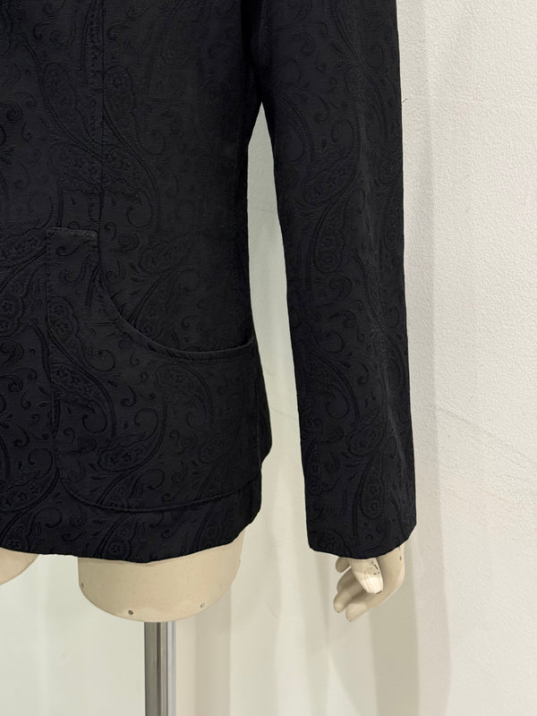 2000s Dolce & Gabbana button cuff slim blazer