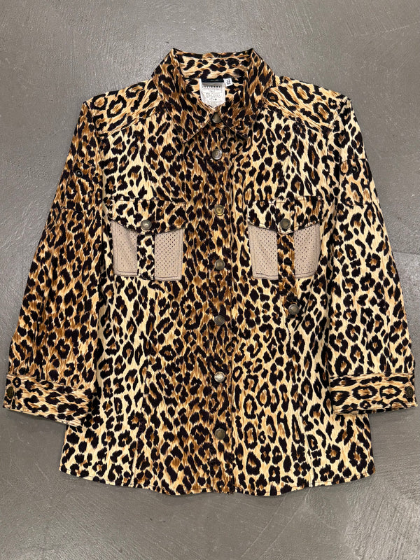 2000s Dolce & Gabbana leopard print shirt