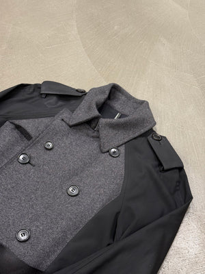 F/W2013 Dior By KVA runway belted hybrid coat