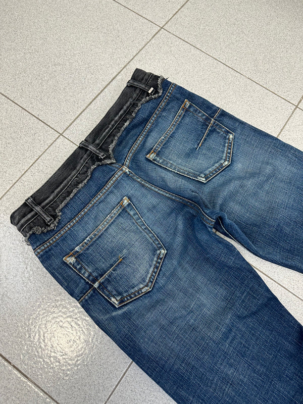 AW2006 Dior by Hedi cummerbund jeans