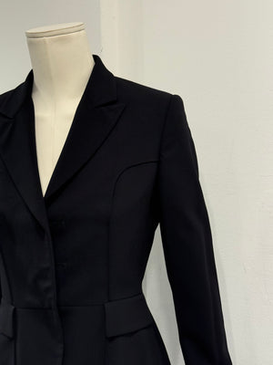 1997 Gucci by Tom Ford runway wool tailored skirt suit set