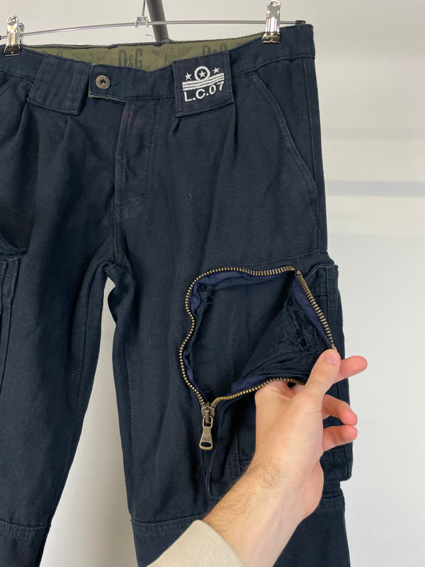 AW06 Dolce & Gabbana military sailing cargo pants