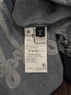 A/W2009 Dolce & Gabbana trompe l’oeil Napoleon officer shirt