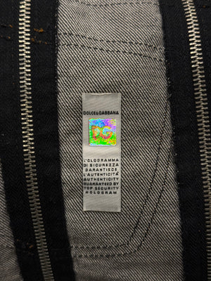 S/S 2004 Dolce & Gabbana full zip mini skirt