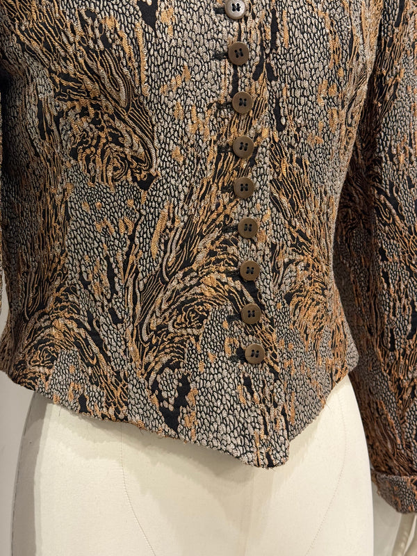 A/W1989 Giorgio Armani paisley brocade jacket
