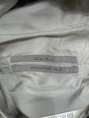 SS2021 Rick Owens “Phlegeton” distressed leather Bauhaus Cargo Pants