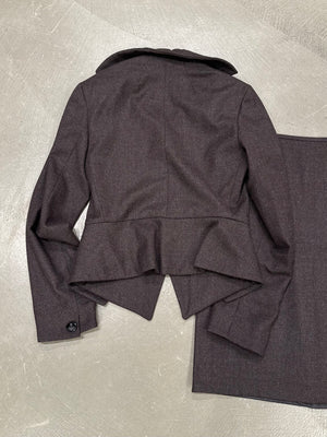 1990s Vivienne Westwood red label set jacket + skirt