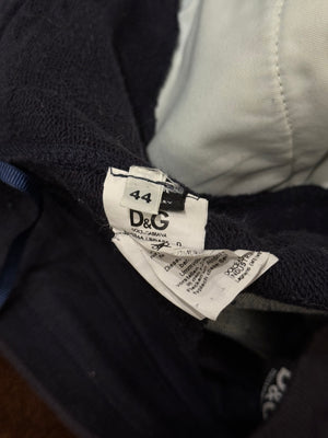 2000s Dolce & Gabbana hybrid denim sweatpants