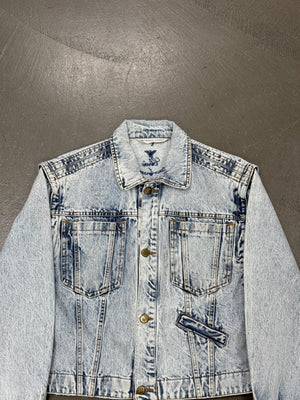 1990s Giorgio Armani cropped denim jacket