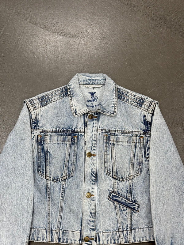1990s Giorgio Armani cropped denim jacket