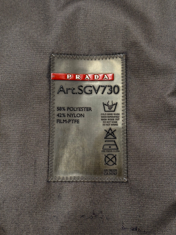 2000s Prada technical zip-up jacket