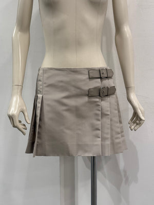2010 Prada pleated mini skirt