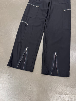 A/W2002 Celine by Micheal Kors nylon zipper cargo pants