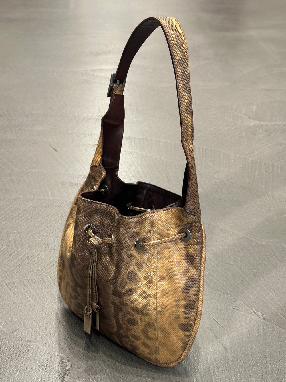 F/W1999 Gucci by Tom Ford Snakeskin hobo bag