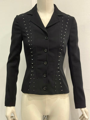 A/W2003 Dolce & Gabbana hook eyelet blazer jacket