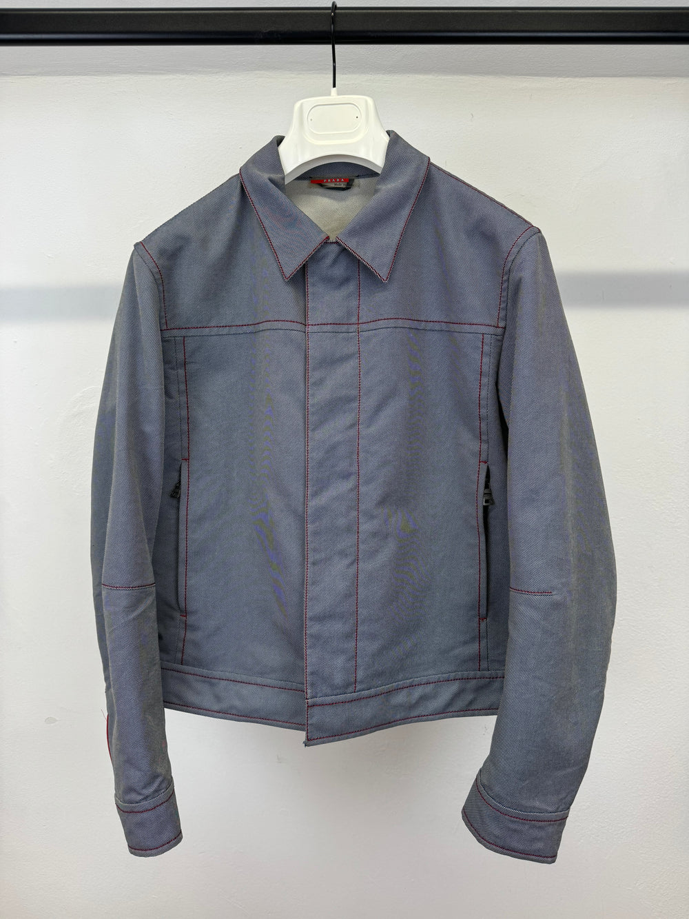 2000s Prada biker cotton jacket