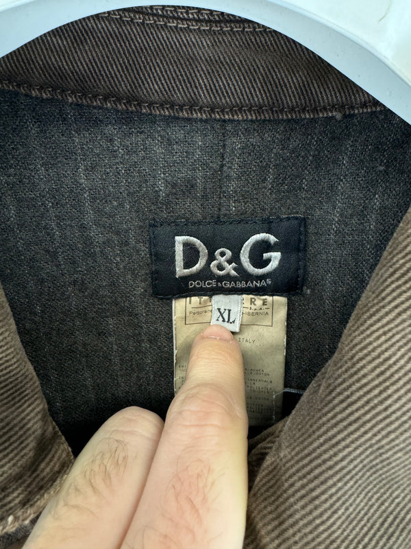 A/W 2003 Dolce & Gabbana back zip sleeves jacket