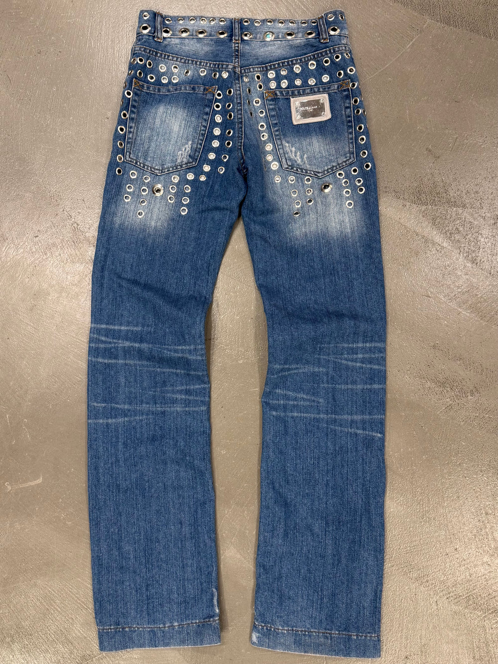 S/S2006 Dolce & Gabbana eyelet jeans