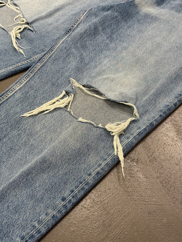 S/S2022 Balenciaga skater destroyed baggy denim