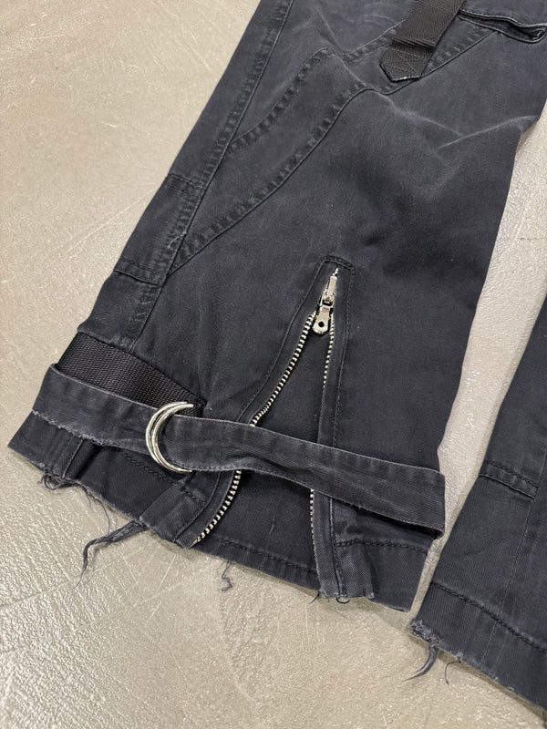 A/W2003 Dolce & Gabbana bondage parachute pants