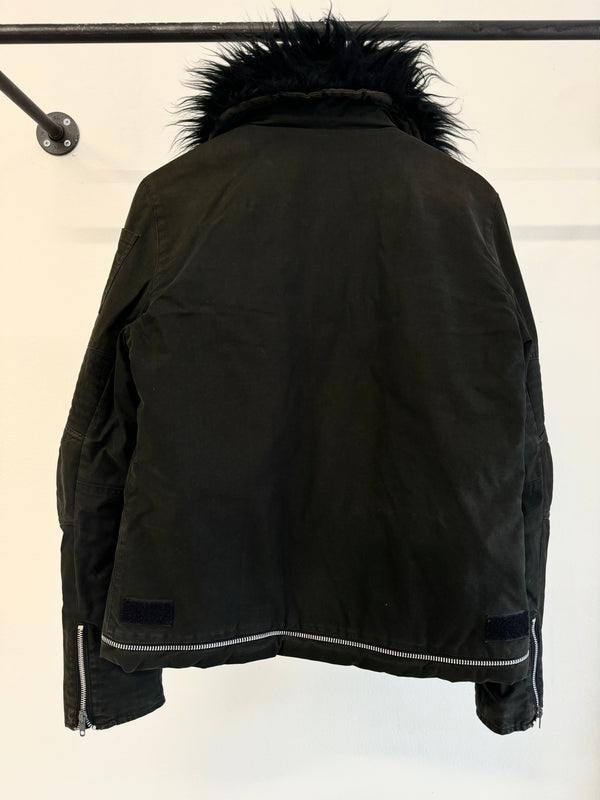 A/W 1999 Helmut Lang Moleskin Astro Biker Jacket