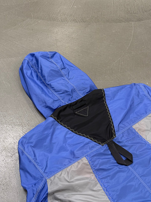 S/S2017 Prada Linea Rossa color block windbreaker jacket