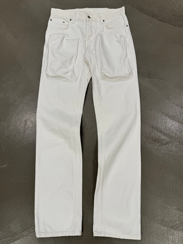 2000s Helmut Lang 3D cargo pockets jeans