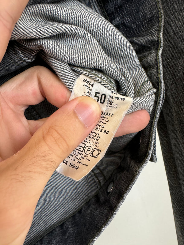1999 Helmut Lang classic grey faded denim jacket