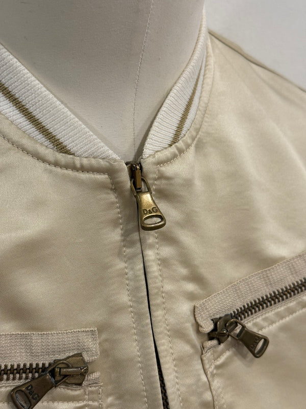 2003 Dolce & Gabbana cropped bomber jacket