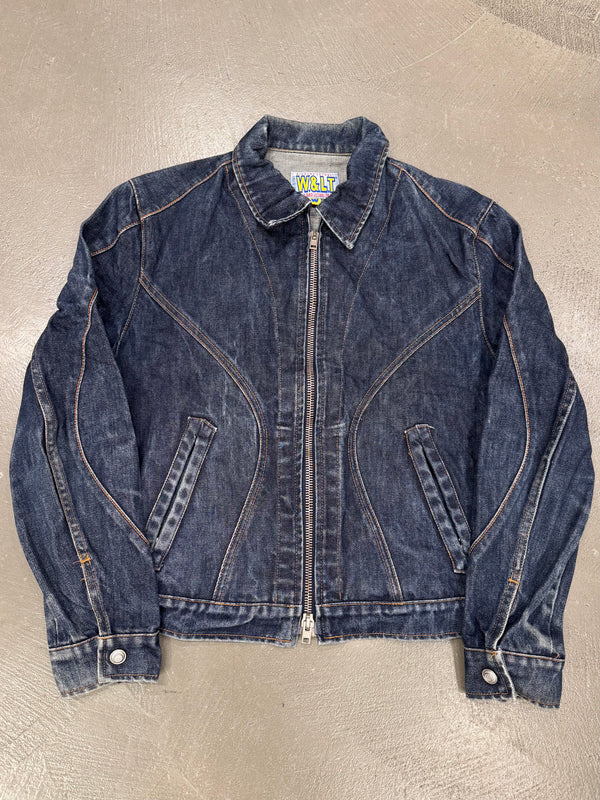 1990s Walter Van Beirendonck paneled denim jacket