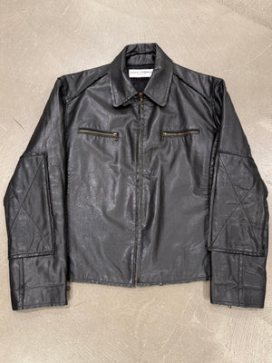 1990s Dolce & Gabbana panelled leather jacket