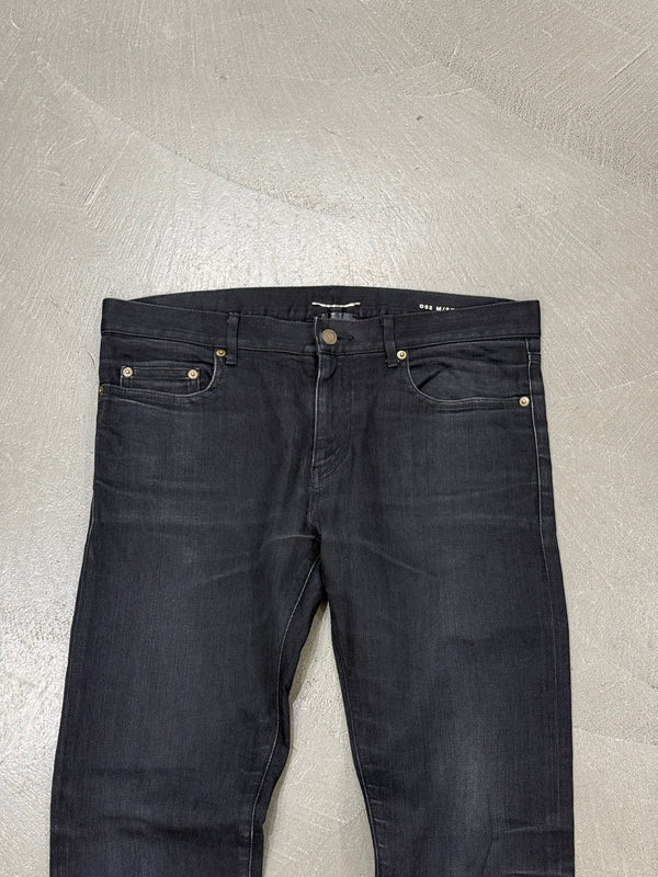 Saint Laurent D02 black skinny jeans