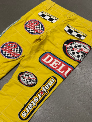 S/S2004 D&G racing motocross patch detailed pants