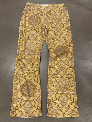 2000s Roberto Cavalli baroque print pants