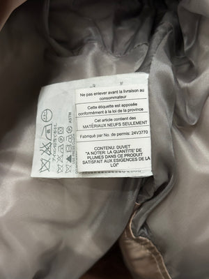 2000s Prada shearling-collar puffer jacket