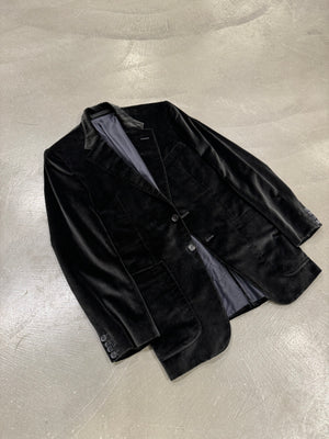 1990s Gucci by Tom Ford velour blazer jacket