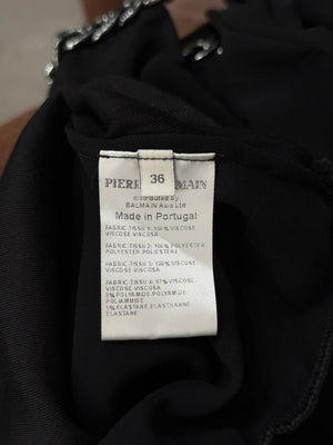 2000s Pierre Balmain neck chain mini dress