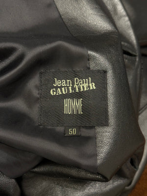 2000s Jean Paul Gaultier leather coat