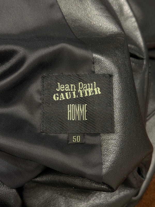 2000s Jean Paul Gaultier leather coat