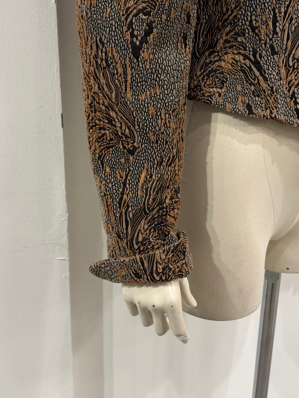 A/W1989 Giorgio Armani paisley brocade jacket